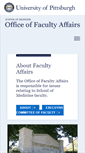 Mobile Screenshot of medfaculty.pitt.edu