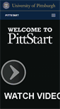Mobile Screenshot of pittstart.pitt.edu