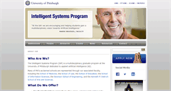 Desktop Screenshot of isp.pitt.edu