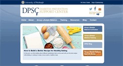 Desktop Screenshot of diabetesprevention.pitt.edu