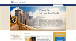 Desktop Screenshot of metrostudies.pitt.edu