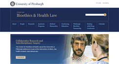 Desktop Screenshot of bioethics.pitt.edu