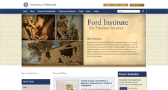 Desktop Screenshot of fordinstitute.pitt.edu