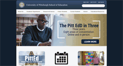 Desktop Screenshot of education.pitt.edu