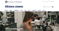 Desktop Screenshot of biology.pitt.edu