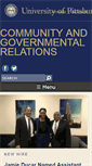 Mobile Screenshot of govtrel.pitt.edu