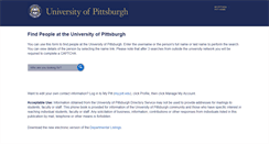 Desktop Screenshot of find.pitt.edu