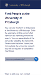 Mobile Screenshot of find.pitt.edu