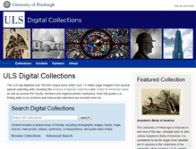 Tablet Screenshot of images.library.pitt.edu