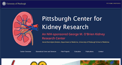 Desktop Screenshot of kidneycenter.pitt.edu