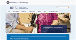 Desktop Screenshot of hrnel.pitt.edu