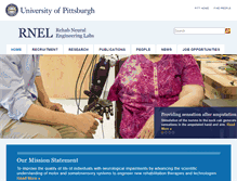 Tablet Screenshot of hrnel.pitt.edu