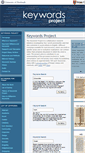 Mobile Screenshot of keywords.pitt.edu
