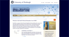 Desktop Screenshot of biomarkers.pitt.edu