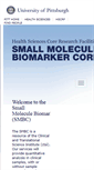 Mobile Screenshot of biomarkers.pitt.edu