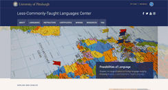Desktop Screenshot of lctl.pitt.edu
