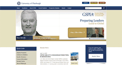 Desktop Screenshot of gspia.pitt.edu