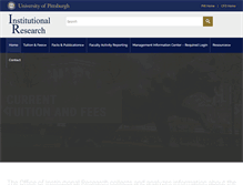 Tablet Screenshot of ir.pitt.edu