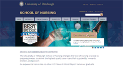 Desktop Screenshot of nursing.pitt.edu
