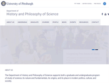 Tablet Screenshot of hps.pitt.edu