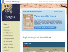 Tablet Screenshot of borges.pitt.edu