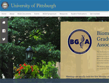 Tablet Screenshot of bgsa.pitt.edu