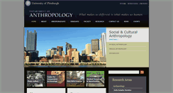 Desktop Screenshot of anthropology.pitt.edu