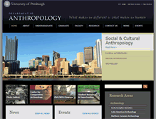 Tablet Screenshot of anthropology.pitt.edu