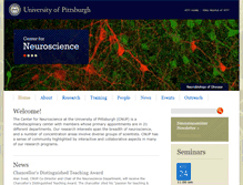 Tablet Screenshot of neurobiocnup.neurobio.pitt.edu