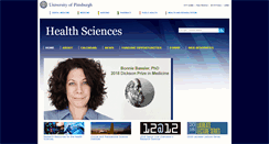 Desktop Screenshot of health.pitt.edu