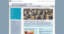 Desktop Screenshot of pre.iacuc.pitt.edu