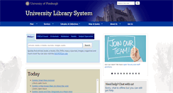 Desktop Screenshot of library.pitt.edu