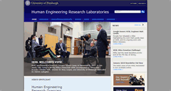 Desktop Screenshot of herl.pitt.edu
