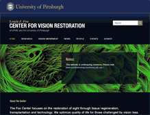 Tablet Screenshot of foxcenter.pitt.edu