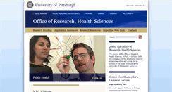 Desktop Screenshot of oorhs.pitt.edu