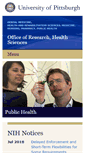 Mobile Screenshot of oorhs.pitt.edu