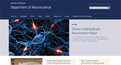 Desktop Screenshot of neuroscience.pitt.edu