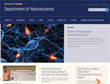 Tablet Screenshot of neuroscience.pitt.edu