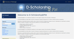 Desktop Screenshot of d-scholarship.pitt.edu