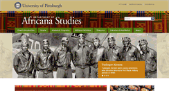 Desktop Screenshot of africanastudies.pitt.edu