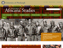 Tablet Screenshot of africanastudies.pitt.edu