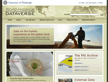 Tablet Screenshot of dataverse.pitt.edu