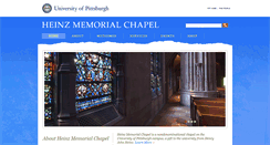 Desktop Screenshot of heinzchapel.pitt.edu