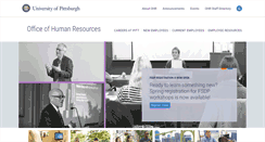 Desktop Screenshot of hr.pitt.edu