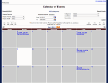 Tablet Screenshot of calendar.katz.pitt.edu